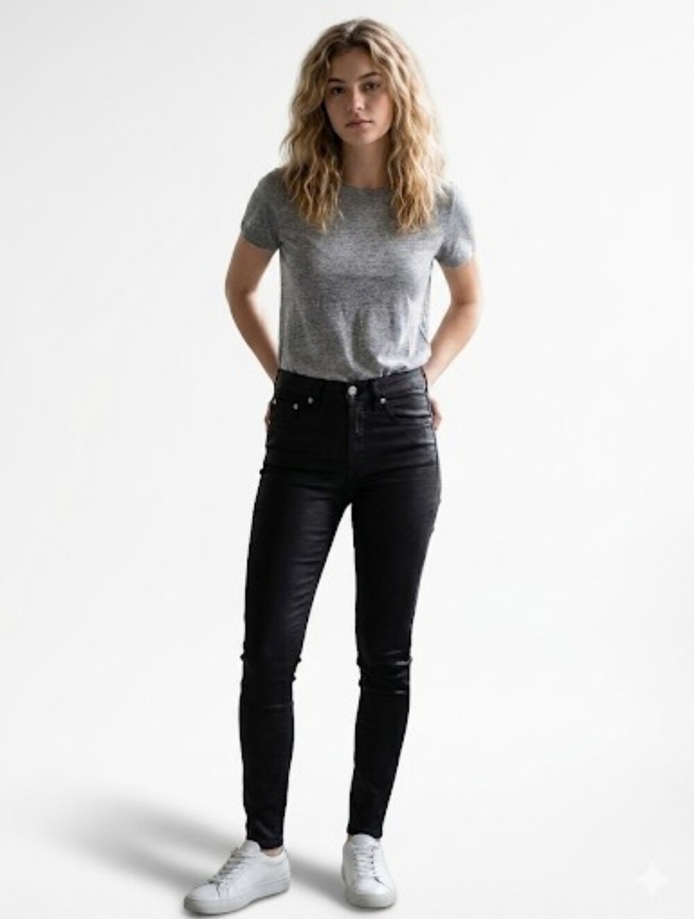 Rag & Bone Black High Rise Ankle Skinny Jeans Woman's Size 24